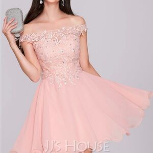 JJ's House Off the Shoulder Special Occasion Dress